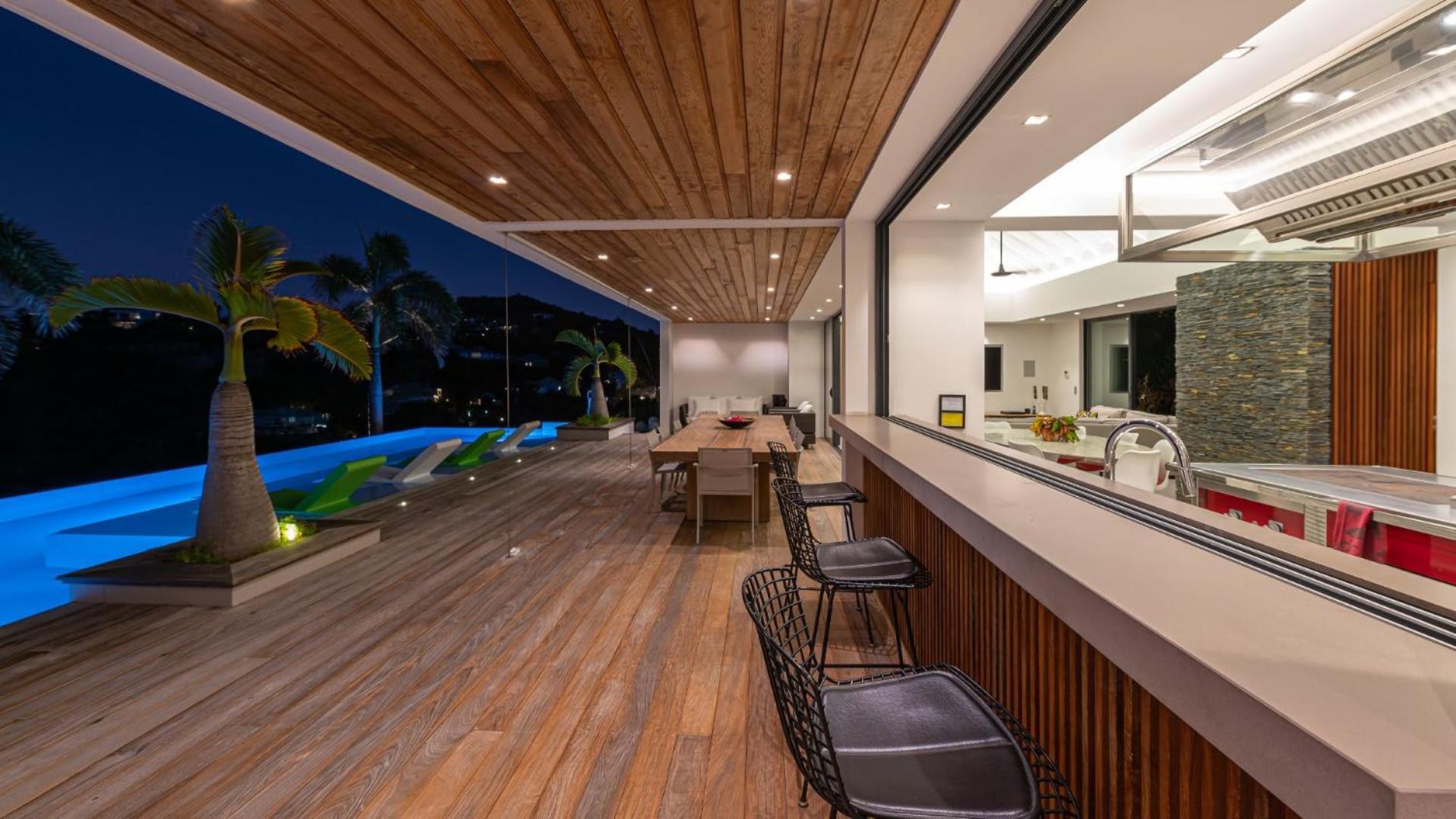 Architecture Jewel Set On A Hillside Villa St. Barthelemy Eksteriør bilde