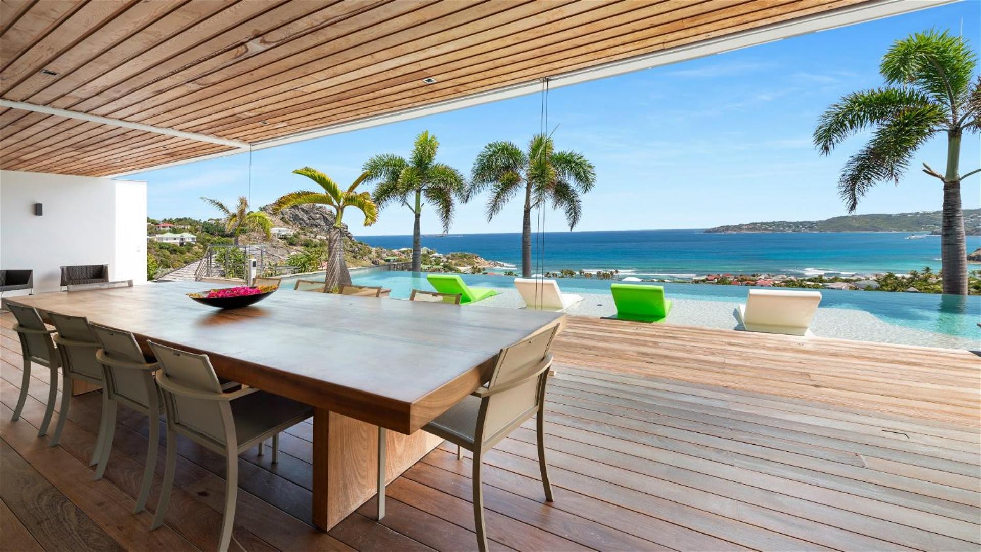Architecture Jewel Set On A Hillside Villa St. Barthelemy Eksteriør bilde