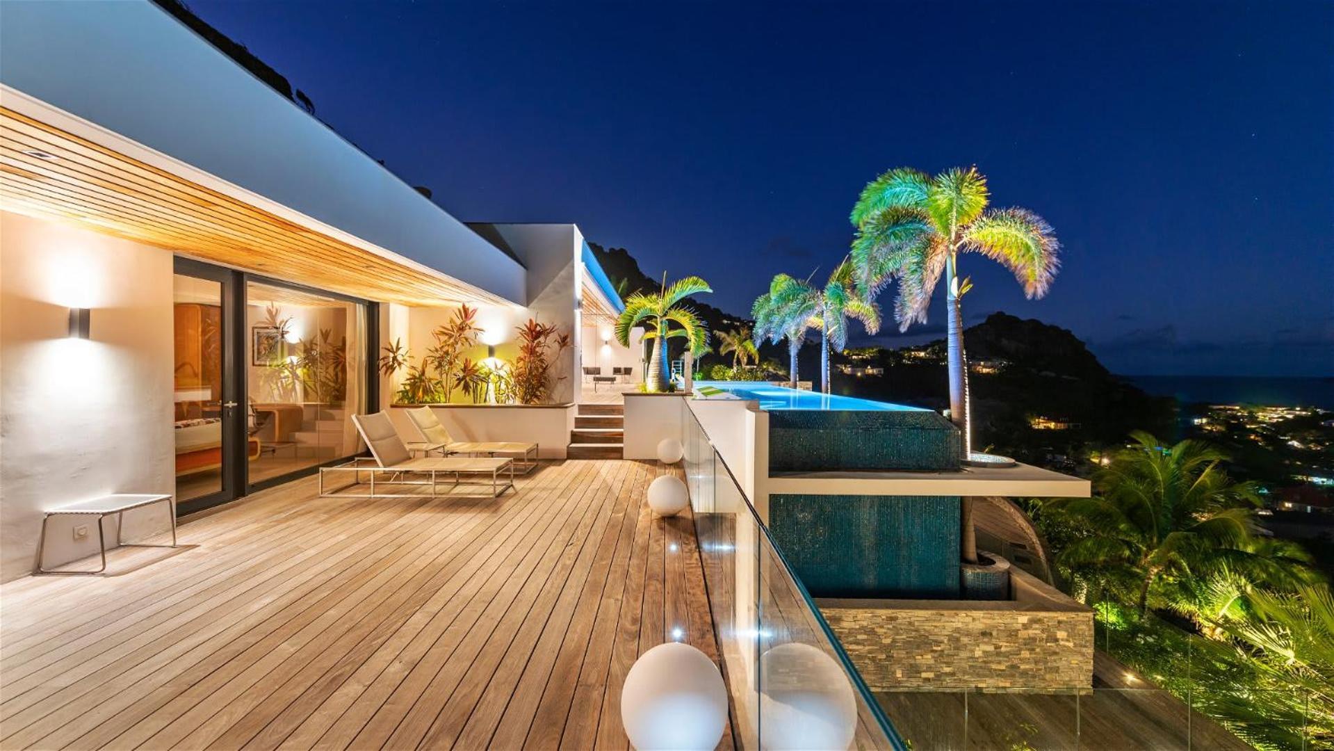 Architecture Jewel Set On A Hillside Villa St. Barthelemy Eksteriør bilde
