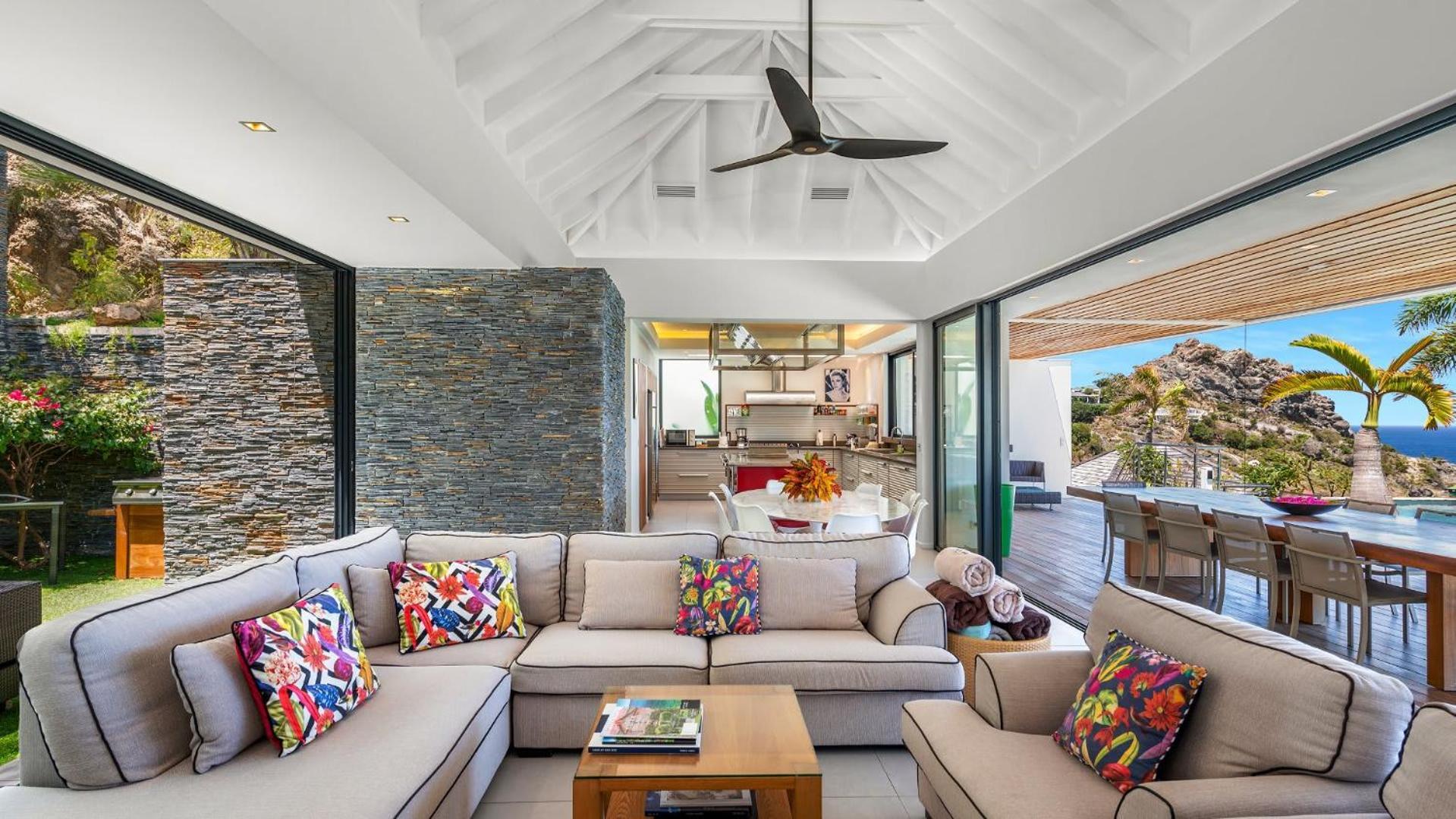 Architecture Jewel Set On A Hillside Villa St. Barthelemy Eksteriør bilde