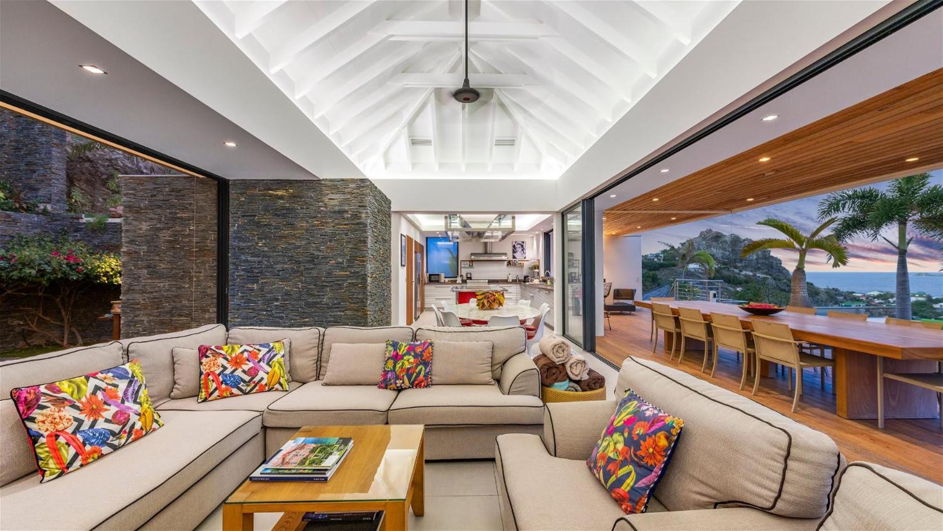 Architecture Jewel Set On A Hillside Villa St. Barthelemy Eksteriør bilde