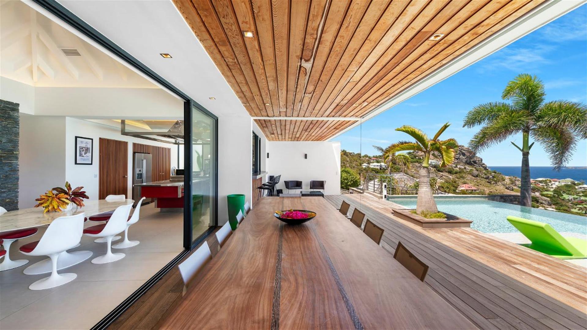 Architecture Jewel Set On A Hillside Villa St. Barthelemy Eksteriør bilde
