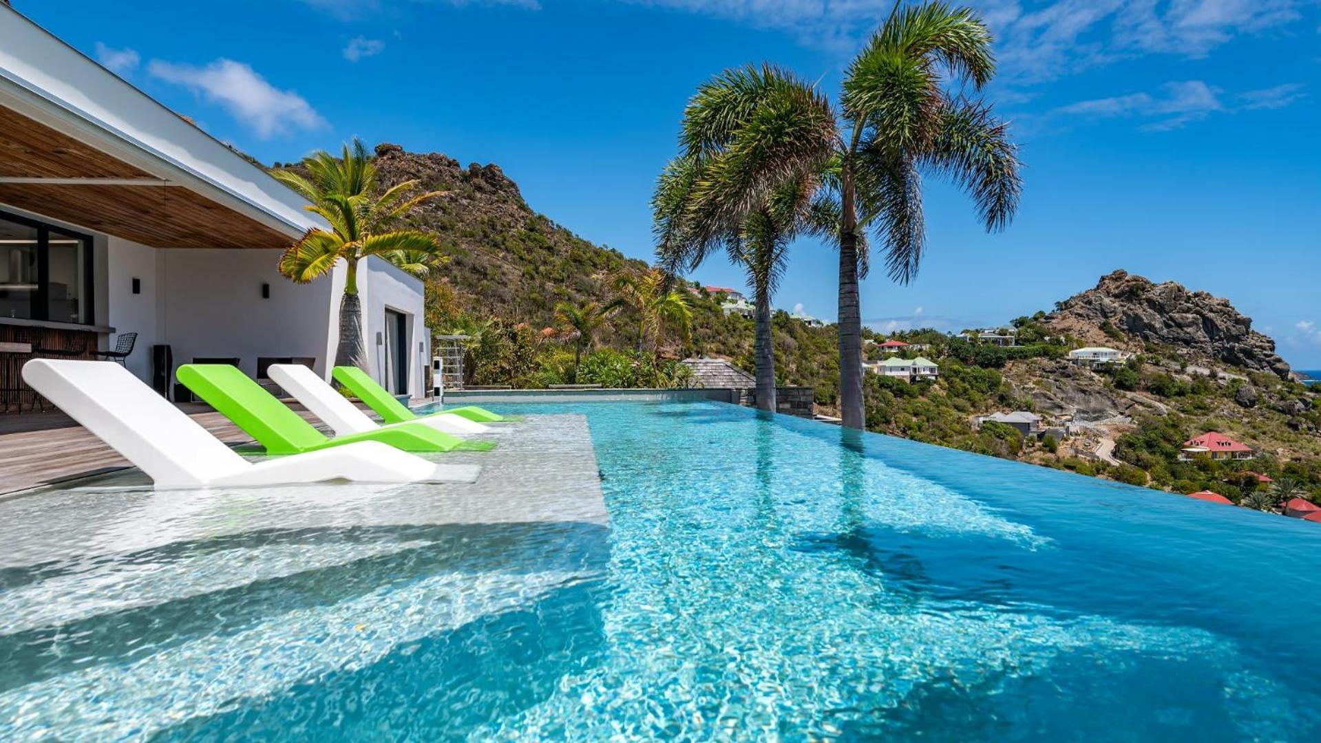 Architecture Jewel Set On A Hillside Villa St. Barthelemy Eksteriør bilde