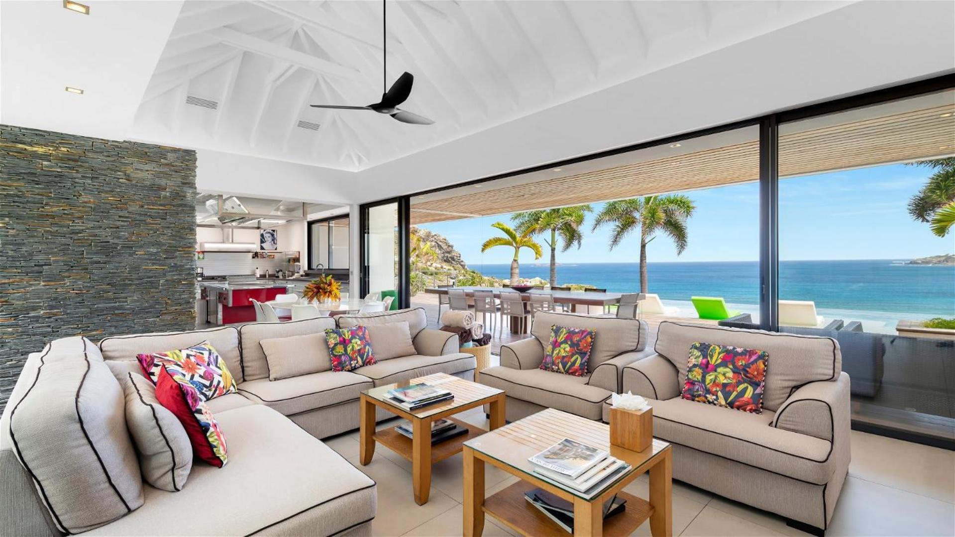 Architecture Jewel Set On A Hillside Villa St. Barthelemy Eksteriør bilde