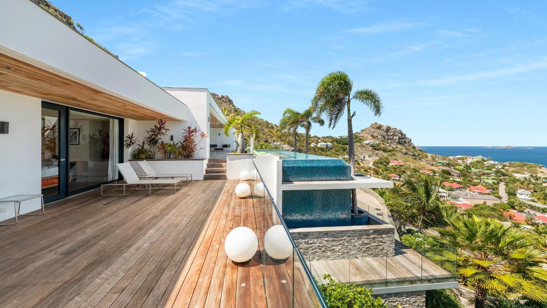 Architecture Jewel Set On A Hillside Villa St. Barthelemy Eksteriør bilde