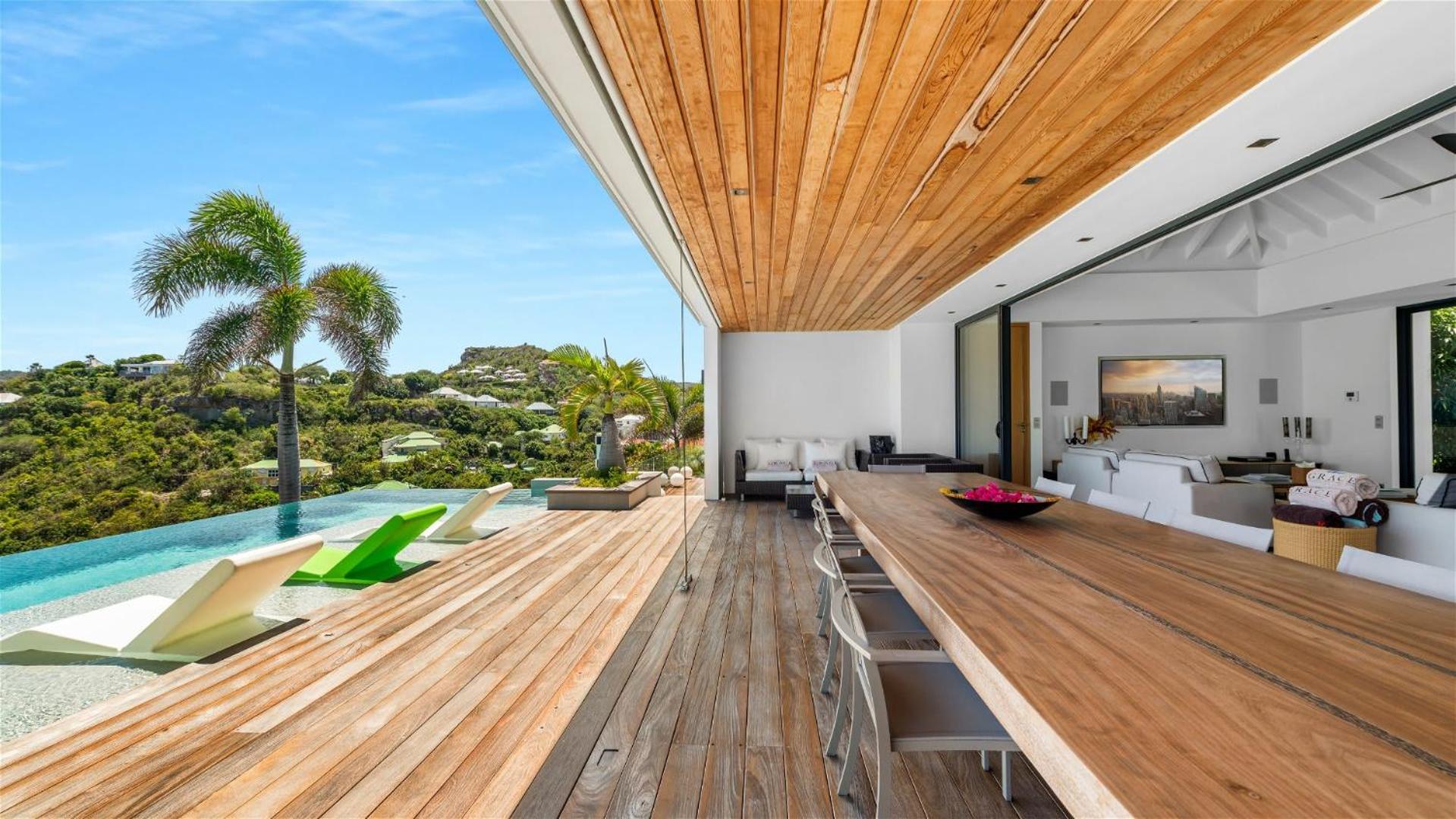 Architecture Jewel Set On A Hillside Villa St. Barthelemy Eksteriør bilde