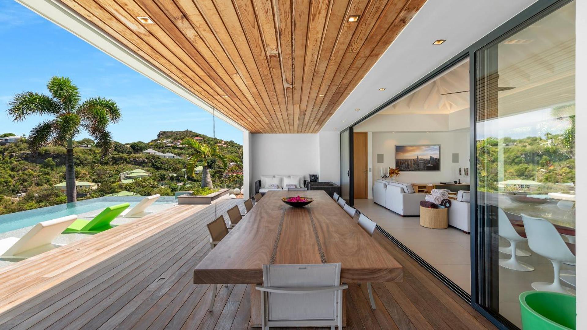 Architecture Jewel Set On A Hillside Villa St. Barthelemy Eksteriør bilde