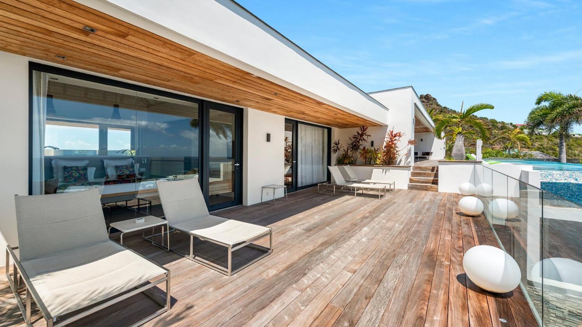 Architecture Jewel Set On A Hillside Villa St. Barthelemy Eksteriør bilde
