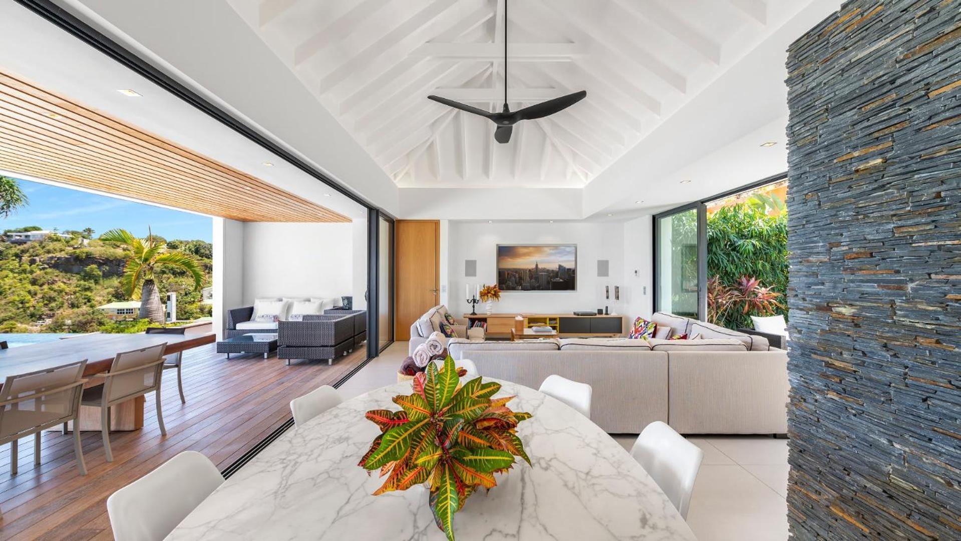 Architecture Jewel Set On A Hillside Villa St. Barthelemy Eksteriør bilde